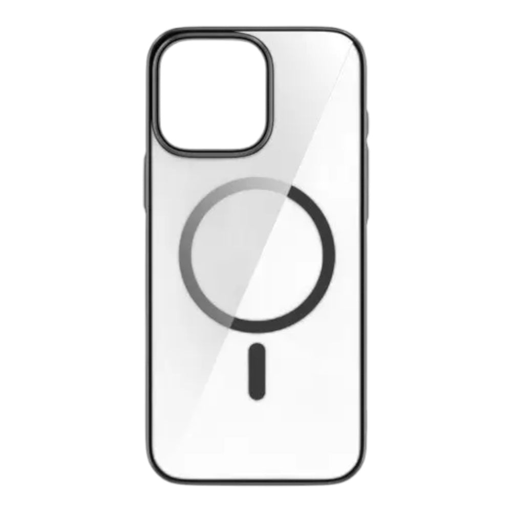 Estuche devia magsafe iphone 16 pro glimmer magnetic series case(pc) color negro