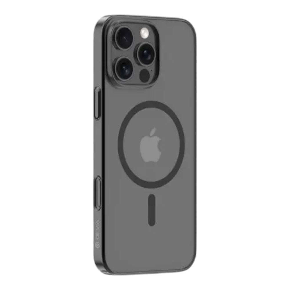 Estuche devia magsafe iphone 16 pro glimmer magnetic series case(pc) color negro