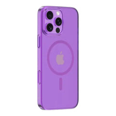 Estuche devia magsafe iphone 16 pro glimmer magnetic series case(pc) color rosado  Shop name