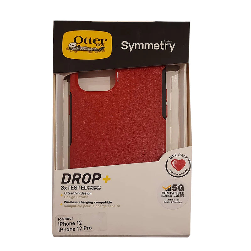 Estuche OtterBox Symmetry para iPhone 12 Pro Rojo Resistente  Shop name