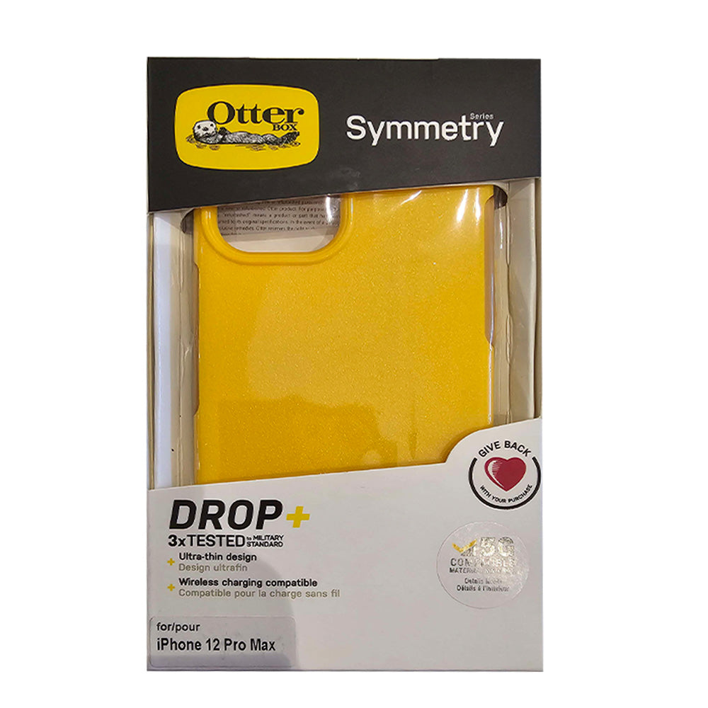 Estuche clasico otterbox symmetry apple iphone 12 pro max color amarillo