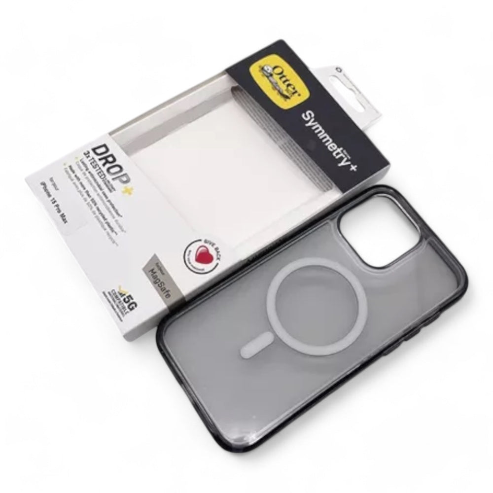 Estuche otterbox symmetry con magsafe color negro modelo  iphone 15