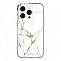 Estuche switcheasy marble iphone 14 pro champagne white color blanco  Shop name