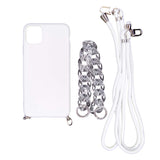 Estuche el rey strap iphone 13 strap de mano + strap hombro color blanco