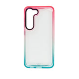Estuche clasico el rey degrade samsung s23 color rosado / turquesa