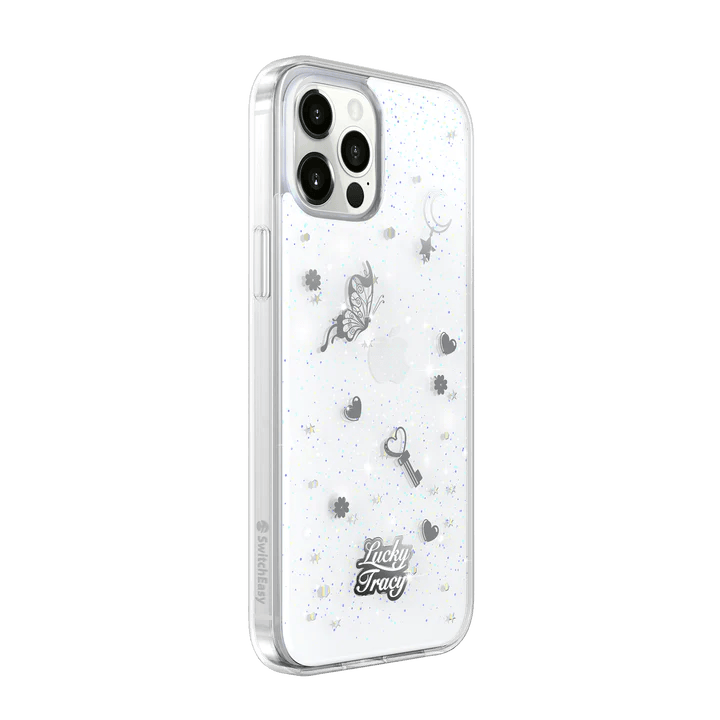 Estuche transparente switcheasy lucky apple iphone 12 pro max color transparente