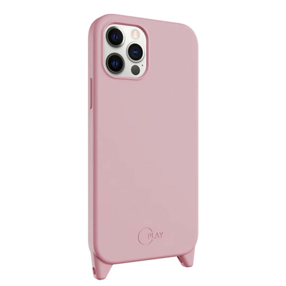 Estuche switcheasy play iphone 12 pro max con strap color rosado