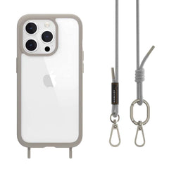 Estuche mageasy roam iphone 15 pro roam + strap color gris  Shop name