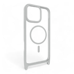 Estuche mageasy roam iphone 16 pro roam m shockproof protective case with lanyard  color gris ceniza/gris claro  Shop name