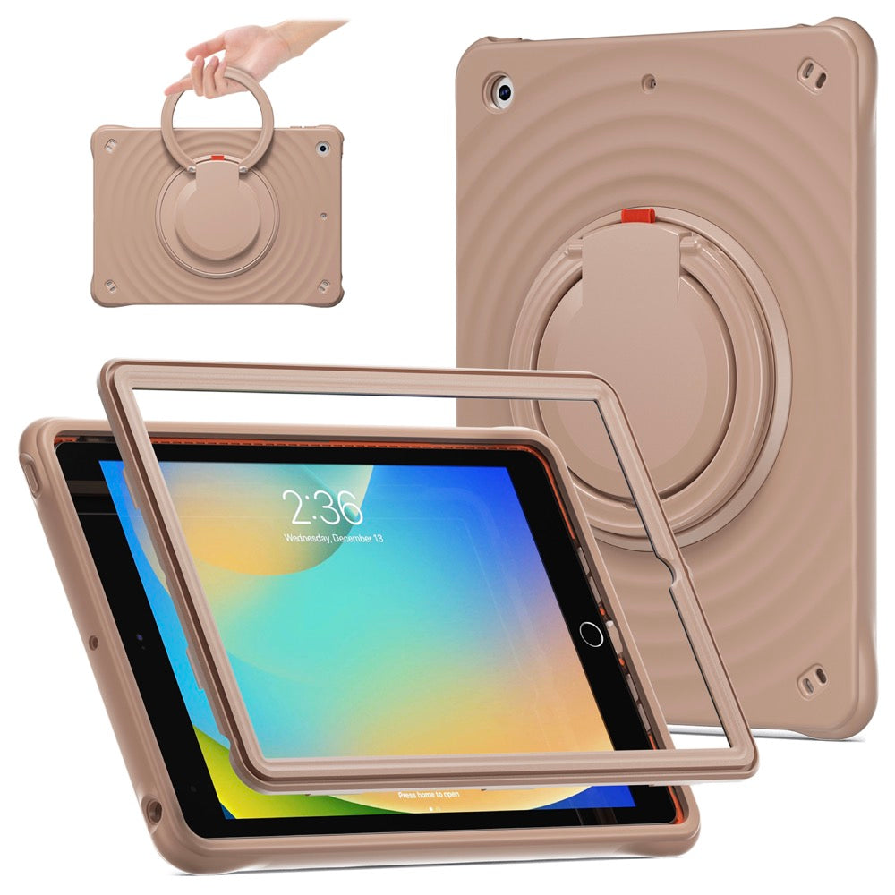 Estuche chief engineer b series modelo ipad 10.2 color cafe con strap