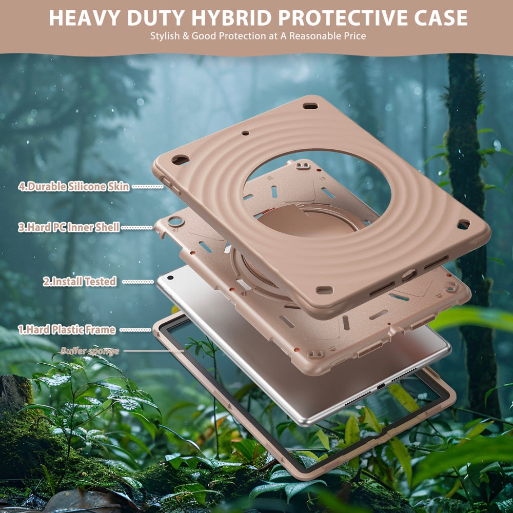 Estuche chief engineer b series modelo ipad 10.2 color cafe con strap