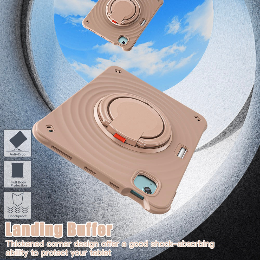 Estuche chief engineer b series modelo ipad air 11 2024 color cafe con strap