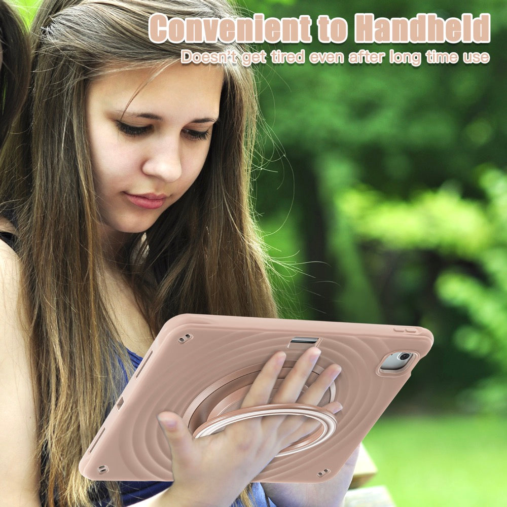 Estuche chief engineer b series modelo ipad air 13 2024 color cafe con strap