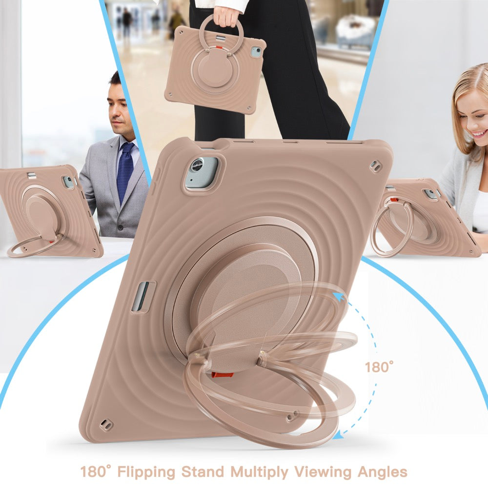 Estuche chief engineer b series modelo ipad air 13 2024 color cafe con strap
