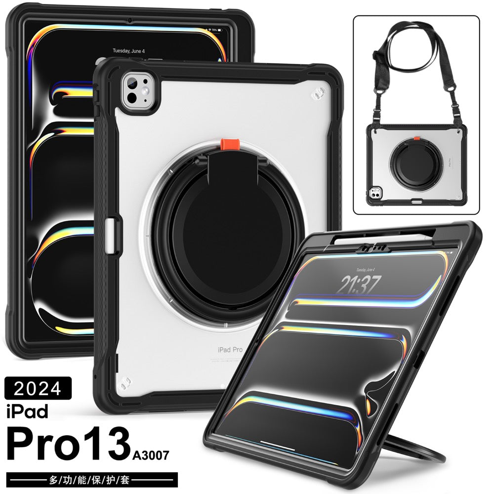 Estuche popeye b series modelo ipad pro 13 2024 color transparente sin strap