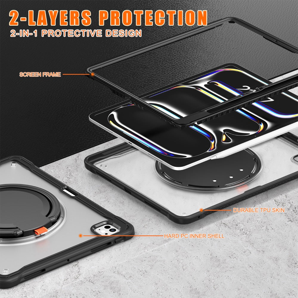 Estuche popeye b series modelo ipad pro 13 2024 color transparente sin strap