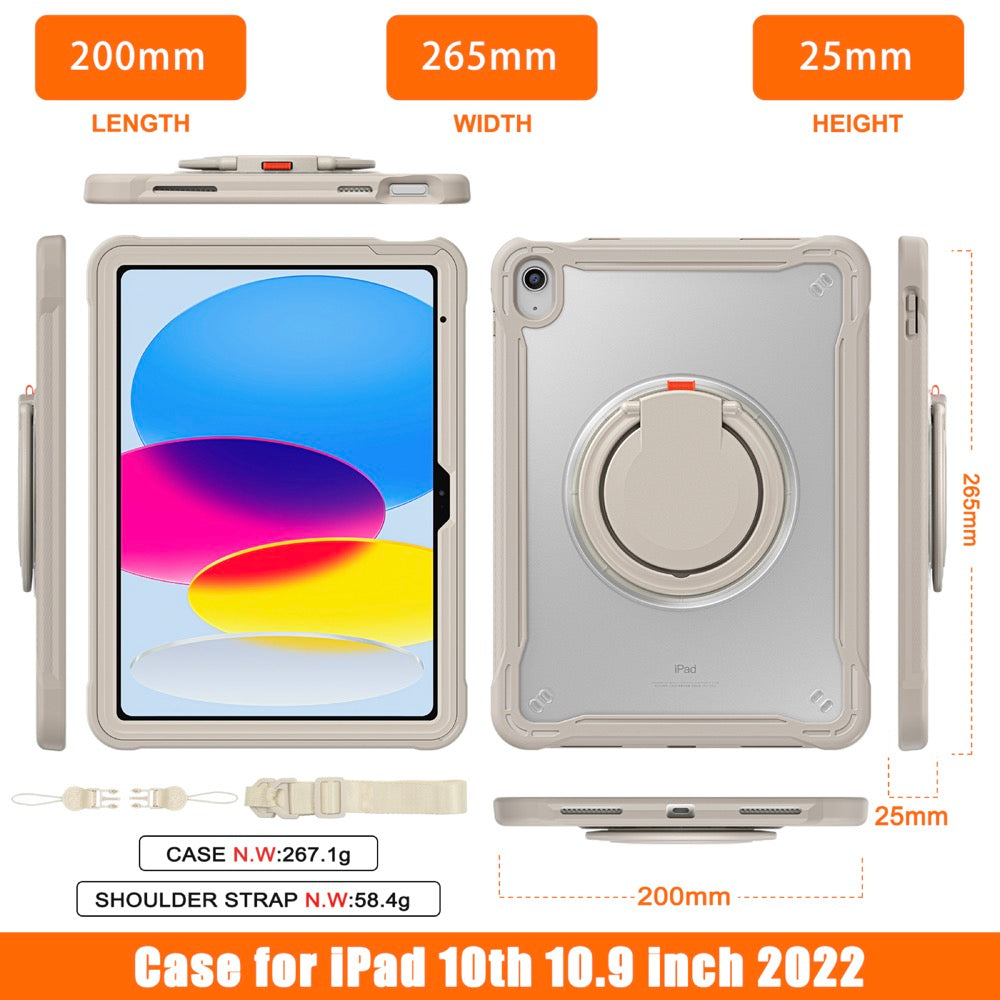 Estuche popeye b series modelo ipad 10 th color beige sin strap