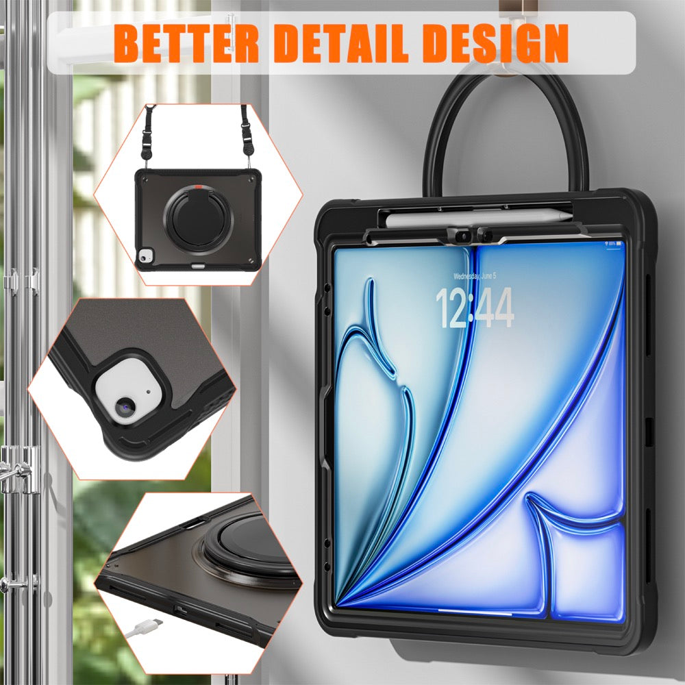 Estuche popeye b series modelo ipad air 13 2024 color negro sin strap