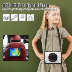 Estuche transparent b series modelo ipad 10.2 color negro con strap  Shop name