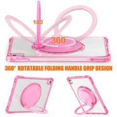 Estuche transparent b series modelo ipad 10 th color fucsia con strap  Shop name