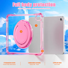Estuche transparent b series modelo ipad 10 th color fucsia con strap  Shop name