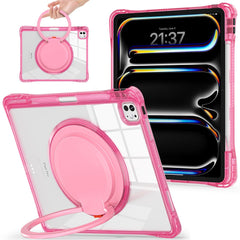 Estuche transparent b series modelo ipad pro 13 2024 color fucsia con strap  Shop name