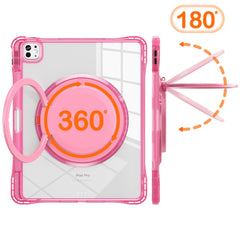 Estuche transparent b series modelo ipad pro 13 2024 color fucsia con strap  Shop name