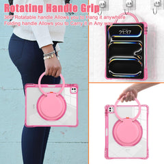 Estuche transparent b series modelo ipad pro 13 2024 color fucsia con strap  Shop name