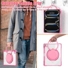 Estuche transparent b series modelo ipad pro 13 2024 color fucsia con strap  Shop name