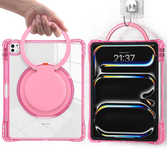 Estuche transparent b series modelo ipad pro 13 2024 color fucsia con strap  Shop name