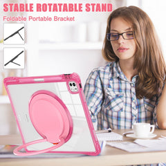 Estuche transparent b series modelo ipad pro 13 2024 color fucsia con strap  Shop name