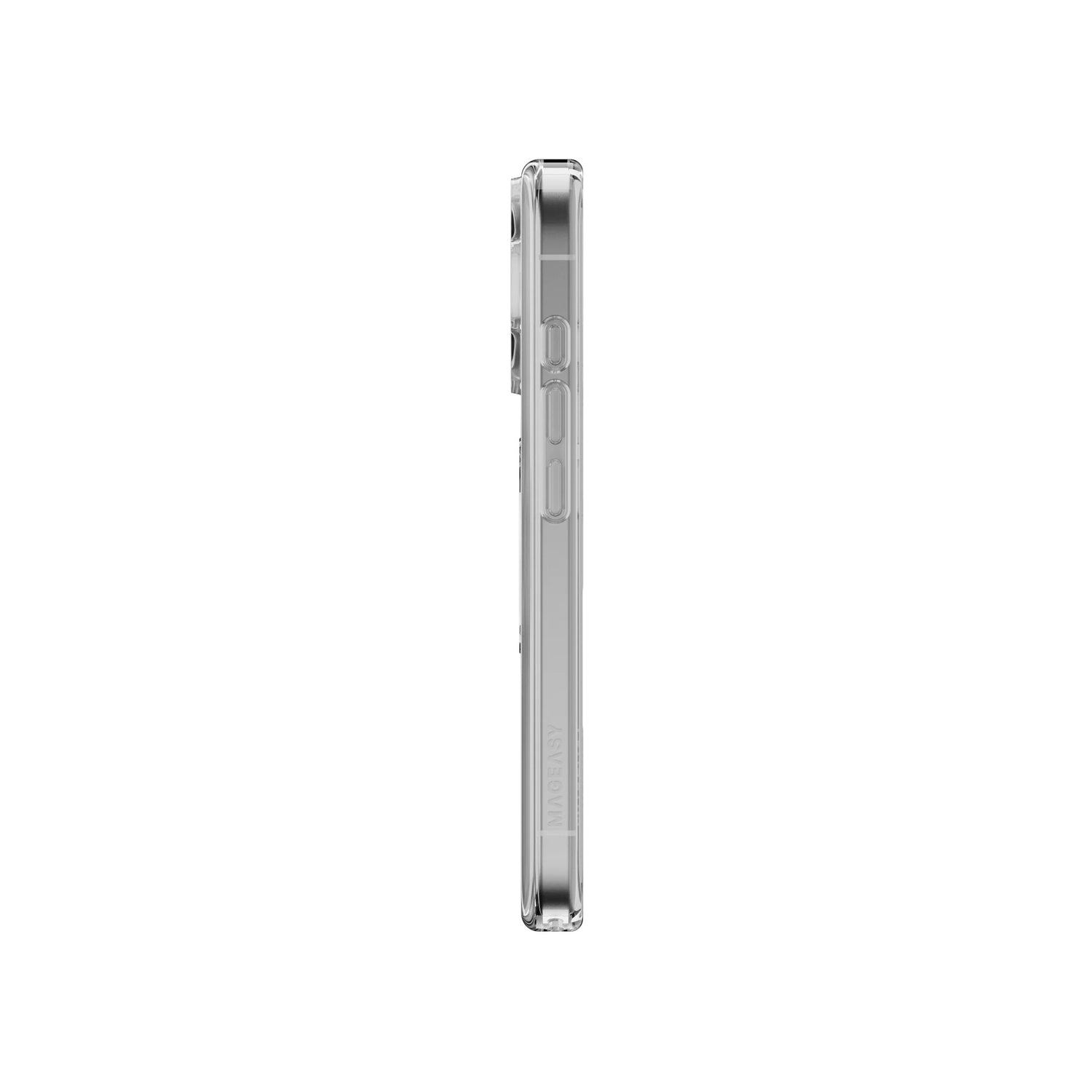 Estuche switcheasy magstand iphone 16 plus magstand 360 m rotating ring protective case color transparente