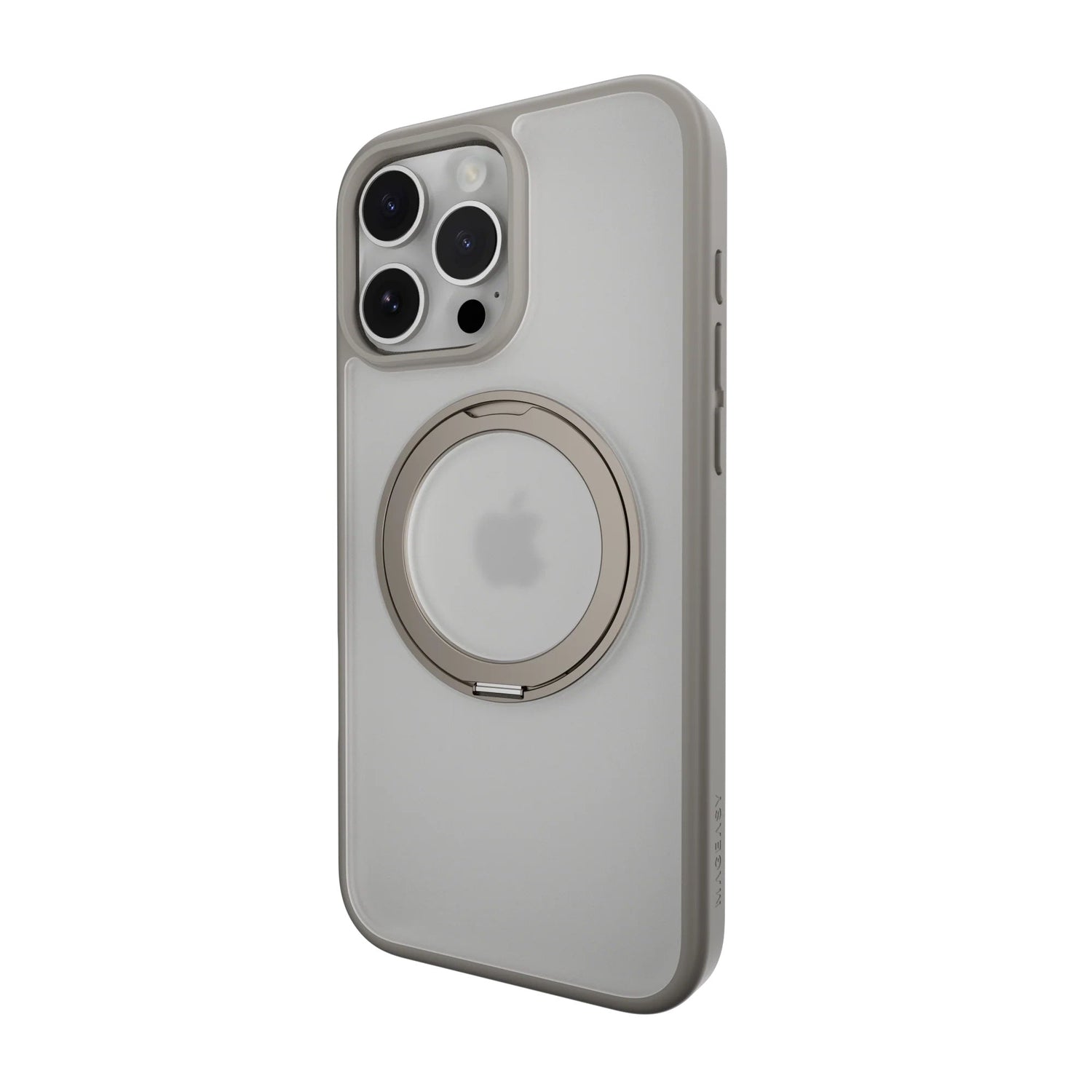 Estuche mageasy magstand iphone 16 pro magstand 360 m rotating ring protective case  color plateado  Shop name