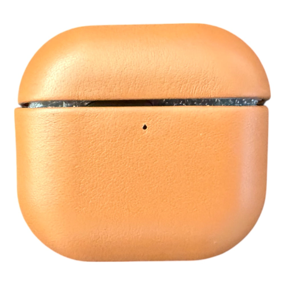 Estuche El Rey Skin AirPods 4 Estilo Cuero Color Café  Shop name