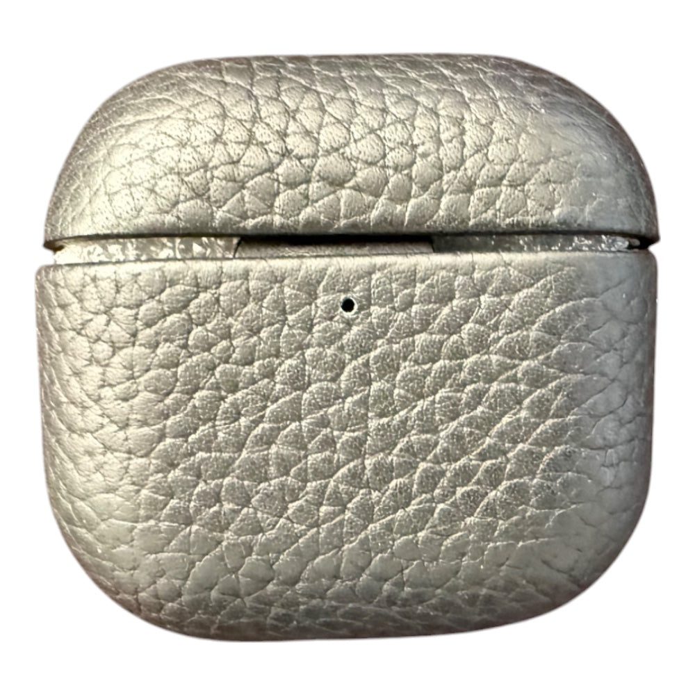 Estuche El Rey Skin Para AirPods 4 Estilo Cuero Negro  Shop name