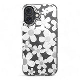 Estuche switcheasy skin iphone 16 plus fleur m 3d patterned shockproof case color blanco  Shop name
