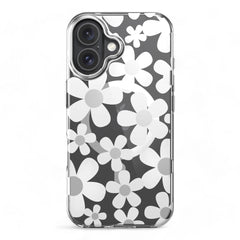 Estuche switcheasy skin iphone 16 plus fleur m 3d patterned shockproof case color blanco  Shop name