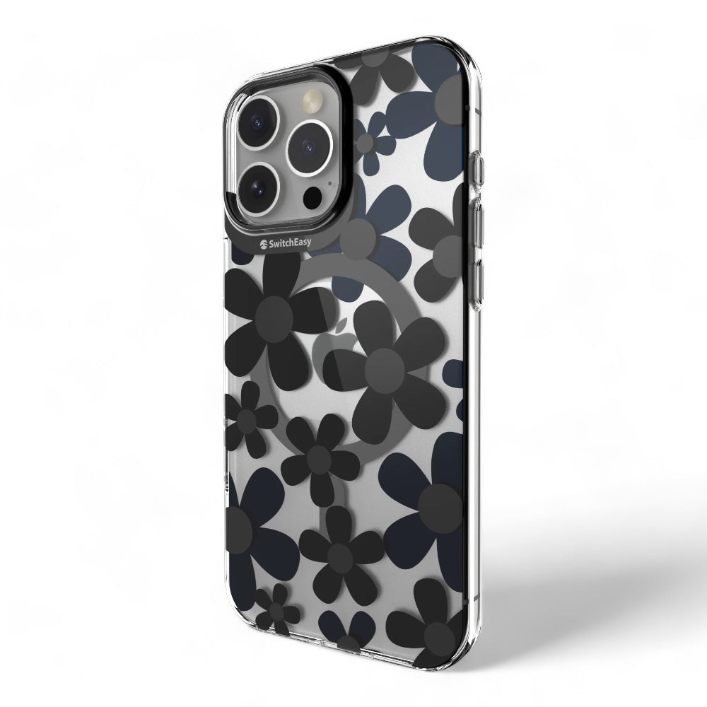 Estuche switcheasy skin iphone 16 pro fleur m 3d patterned shockproof case color negro