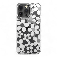 Estuche switcheasy skin iphone 16 pro fleur m 3d patterned shockproof case color blanco  Shop name