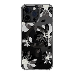 Estuche switcheasy skin iphone 16 pro style m pattern shockproof case for 2024 iphone 3 lenses black flower color multicolor  Shop name