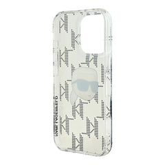 Estuche karl lagerfeld skin iphone 16 pro max karl hc iml k. head monogram electroplated color transparente  Shop name