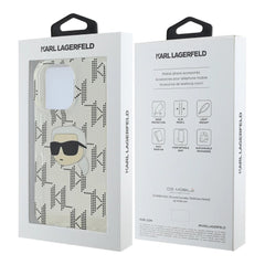 Estuche karl lagerfeld skin iphone 16 pro max karl hc iml k. head monogram electroplated color transparente  Shop name