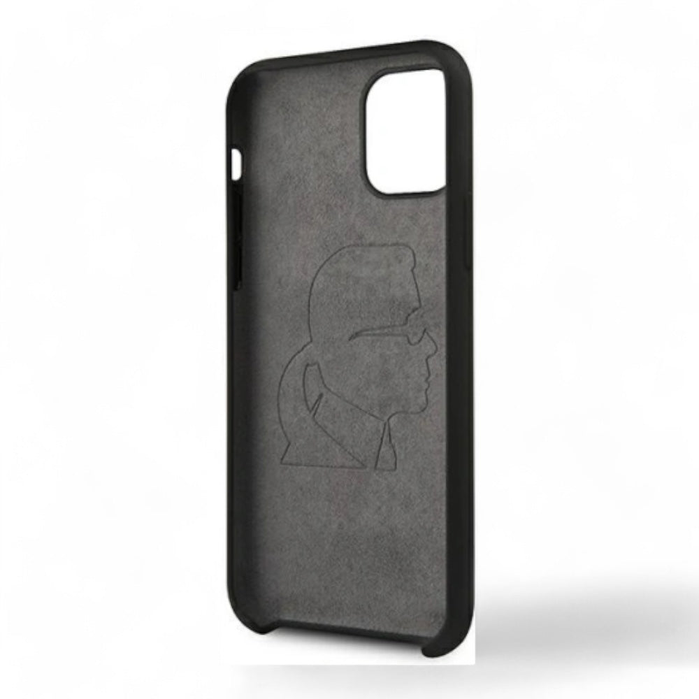 Estuche karl lagerfeld silicone yellow outline black iphone 11 color negro  Shop name