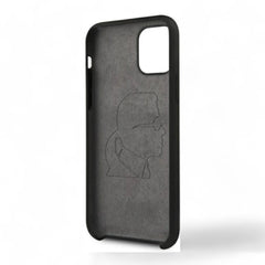 Estuche karl lagerfeld silicone yellow outline black iphone 11 color negro  Shop name