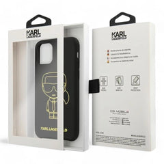 Estuche karl lagerfeld silicone yellow outline black iphone 11 color negro  Shop name