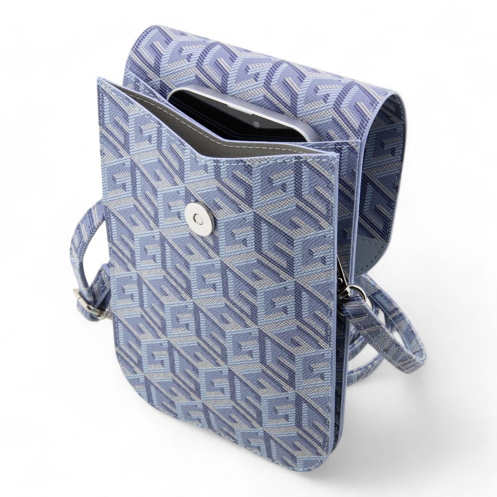 Estuche guess wallet gcube stripe blue universal color azul  Shop name