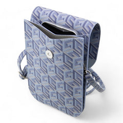 Estuche guess wallet gcube stripe blue universal color azul  Shop name