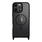 Estuche mageasy skin iphone 16 pro max roam m shockproof protective case with lanyard for 2024 iphone 3 lenses large white flower color negro  Shop name