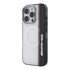 Estuche amg skin iphone 16 pro max amg magsafe case double layer bow lines white color blanco  Shop name
