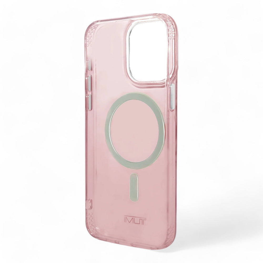 Estuche Tumi HC MagSafe Transparente Rosa Para Iphone 15 Pro Max  Shop name